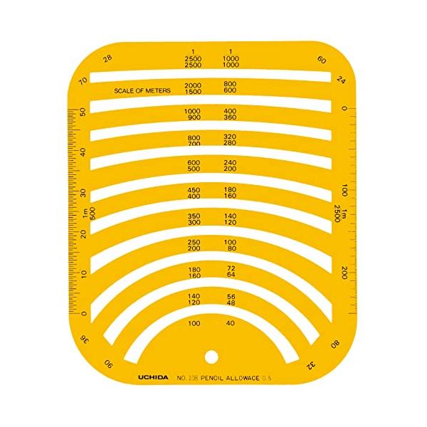 ウチダ製図器(Uchidaseizuki) ウチダ テンプレート No.108 円周定規 