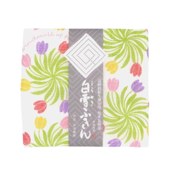 花柄チューリップの風車/約30×40cm/4984196400348・PatternName:チューリップの風車・パッケージ個数:1・サイズ：約30×40cm　重量：40g　生産国：日本・表面は美しい友禅染め、裏面は白い蚊帳生地を使用・しな...