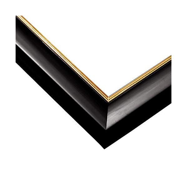 他サイト： エポック社 【日本製】 木製 パズルフレーム ウッディーパネルエクセレント ゴールドライン 金モール仕様 シャインブラック (18.2×25.7の商品画像