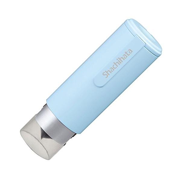 他サイト： シャチハタ ネーム9専用 キャップレスホルダー 本体別売り ペールブルー XL-9PCL4の商品画像