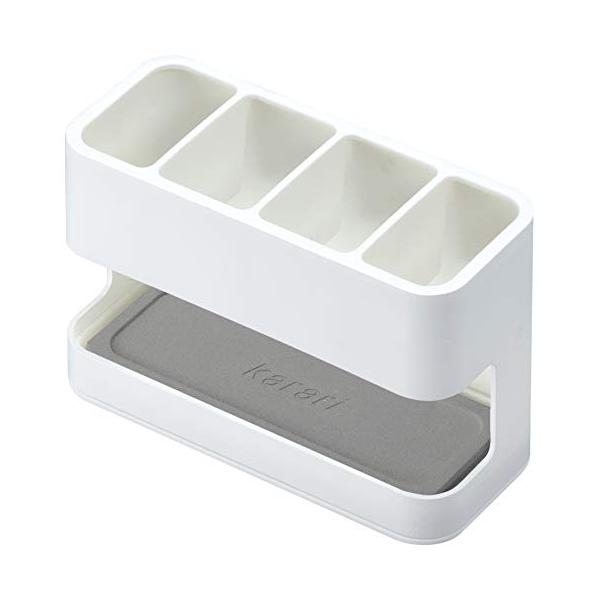 カトラリー スタンド 角型・ホワイト 約幅15×奥6.5×高10cm HO1945・・Style:カトラリー スタンド 角型・本体サイズ・・・約幅15×奥6.5×高10cm・素材・原材料:素材・材質(:本体)ABS樹脂 (底蓋)PE樹脂 (...