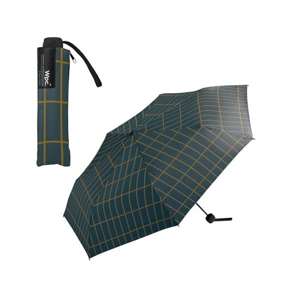 2025】Wpc. 折りたたみ傘 BASIC FOLDING モダンチェック 雨傘 親骨58cm