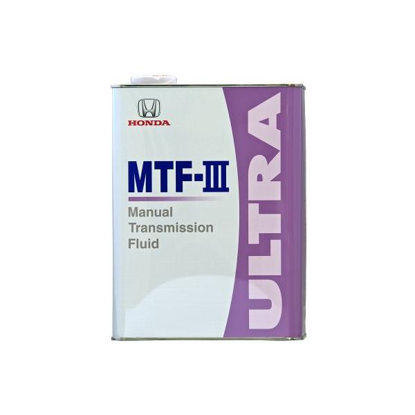 他サイト： Honda(ホンダ) マニュアルトランスミッションフルード ウルトラ MTF-III MT車用フルード 4L 08261-99964 [HTRCの商品画像