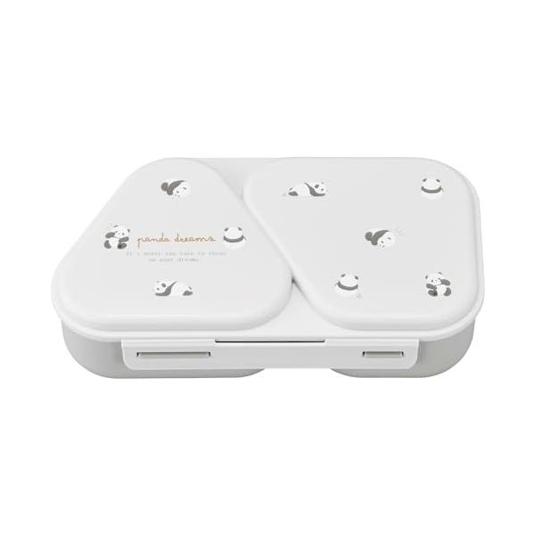 おにぎりランチケースグレイ/465ml/LS-15・パッケージ個数:1・サイズ:18x9.9x5.2cm・容量:465ml(おにぎり215mlおかず250ml)・素材:ポリプロピレン・生産国:日本・電子レンジ対応