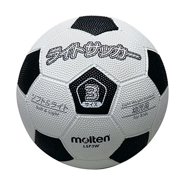 ・白×黒 軽量3号球 LSF3W・素材・材質: ゴム製(突抜け防止バルブ)・対象: 幼児用・サイズ: 円周58-60cm 重量215-235g(軽量3号球)・デザインカラー: 白+黒・原産地: タイ製(改良などの為、生産地は予告なく変更する...