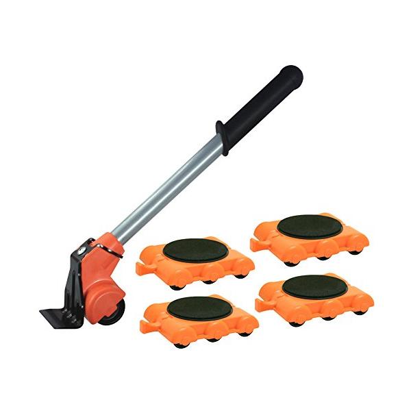 インダストリアル・オレンジ 30.5*7*5.5cm A-76224・・PatternName:台車4台・サイズ:台車/10*7*2.5cm 持ち上げ棒/30.5*7*5.5cm・重量:台車/85g 持ち上げ棒/250g・材質:ABS樹脂・...