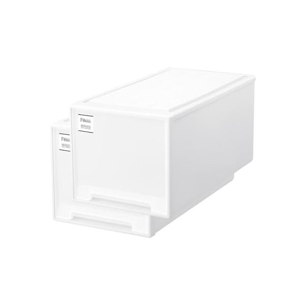 【通販限定2個セット】天馬 収納ボックス フィッツケース 押入れ 幅39×奥行74×高さ35cm 収納ケース たわみにくい 衣装ケース 日本製