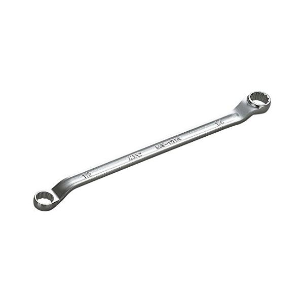 他サイト： 京都機械工具(KTC) 45°×6° ロングめがねレンチ 12×14 M5-1214の商品画像