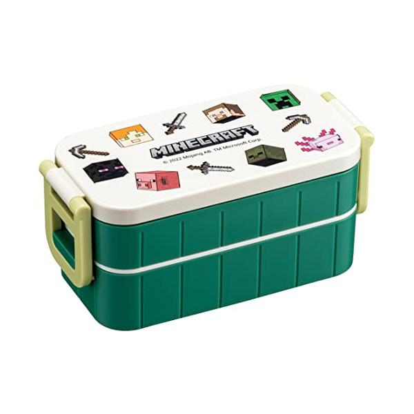 他サイト： スケーター(Skater) 弁当箱 マインクラフト エクスプローラー 600ml 抗菌 2段 女性用 日本製 YZW3AG-Aの商品画像