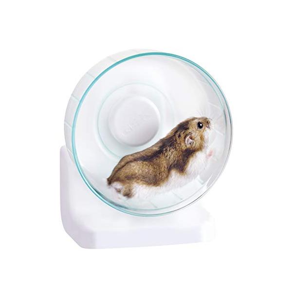 他サイト： GEX ジェックス Harmony ハーモニーホイール 静音べアリング構造 クリアカラー ハムスター・小動物用 14cmの商品画像