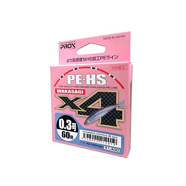他サイト： プロックス(Prox) PEライン PE-HSワカサギX4 60m 0.3号の商品画像