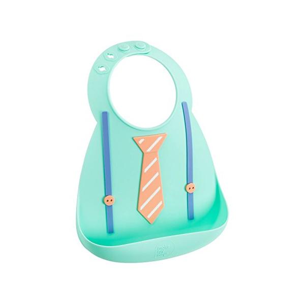 キッズタイ/1個 (x 1)/MMD-BB120・Color:キッズタイ・パッケージ個数:1・油が落ちるソフトシリコンビブ 個性的なカラーでオシャレ度UP。・くるくると巻いてコンパクトになるので、お出かけにも便利。・大きな立体ポケット付で、...