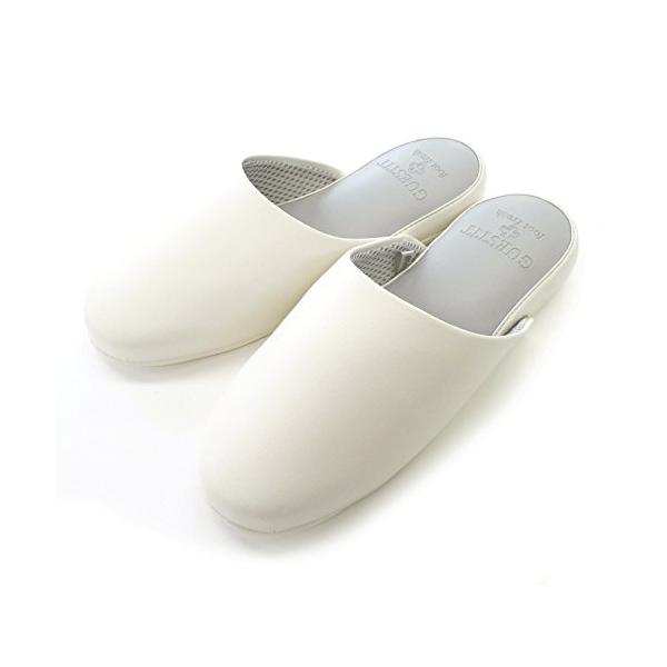 他サイト： [オクムラ] スリッパ ゲストイット 前閉じ L アイボリー NGAM8901IV 抗菌 消臭 吸湿 お手入れ簡単 ゲスト 来客用の商品画像