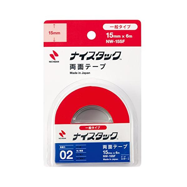 他サイト： ニチバン 両面テープ ナイスタック (一般) 15mm×6m NW-15SFの商品画像