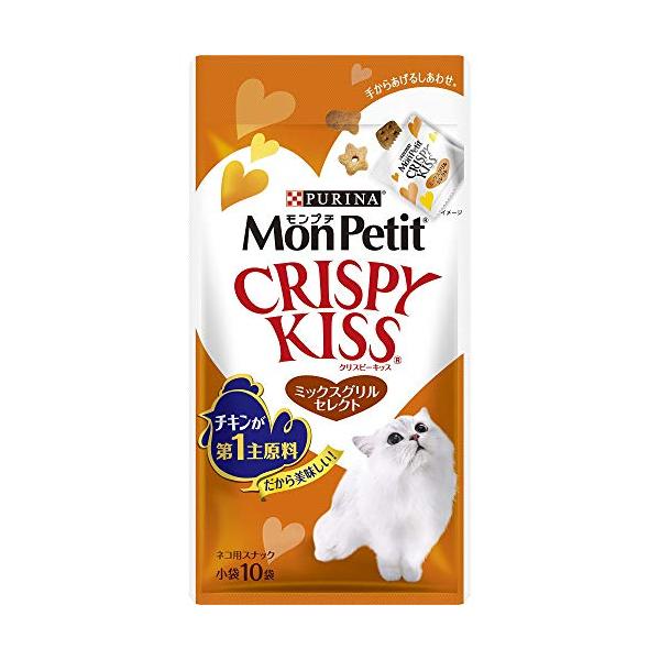 他サイト： モンプチ クリスピーキッス ミックスグリルセレクト 30g(3g×10袋)×5個セット [猫用おやつ]の商品画像