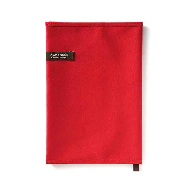 ・レッド 文庫 114970・・Color:レッド・【収納目安サイズ】(約)　150×106mm　本の厚さ3ｃｍまで　表紙の厚みにより入らないことがございます。・【収納できる本の参考】文庫・コミック文庫・【素材】綿（裏PVC加工）・【仕様】...