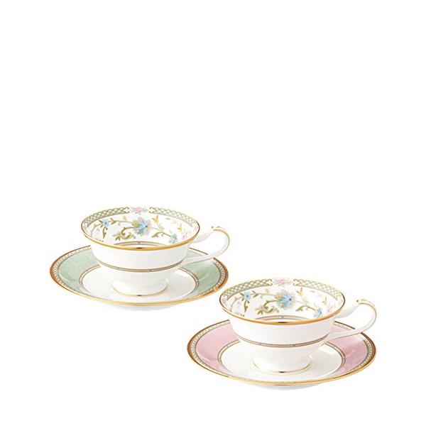 Noritake ノリタケ カップ & ソーサー ( 色変り ペアセット ) コーヒー