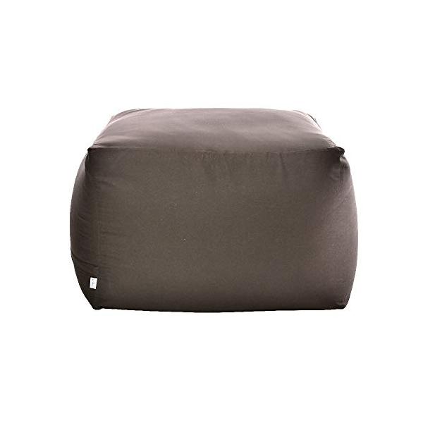 他サイト： フレックス販売 ビーズクッション 埋もれる幸せ 日本製 2WAYキューブ ブラウン Lサイズ アースカラー PCM-6512T BRの商品画像