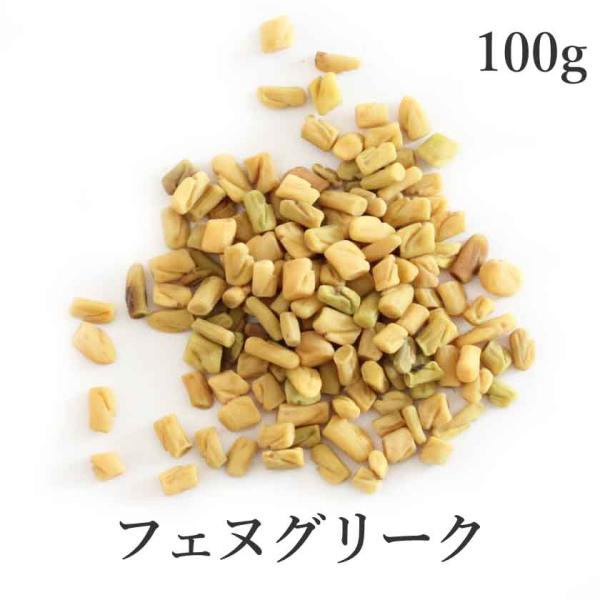 フェヌグリーク 100g 農薬不使用 フェアトレード ホール シード フェネグリーク fenugreek コロハ メティ スパイス ハーブ 香辛料 サンタローサ