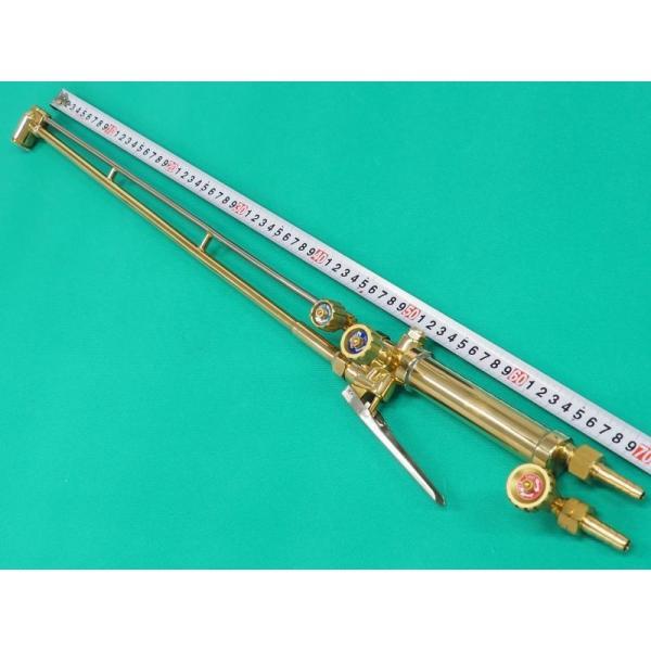 (株)阪口製作所A号切断器 レバー式、高圧調整バルブ付　型式：CL-02V全長：700mm重量：985g切断能力：1〜100mm※ 当ページは火口無し・本体のみです。火口付セットの商品ページも別にございます。