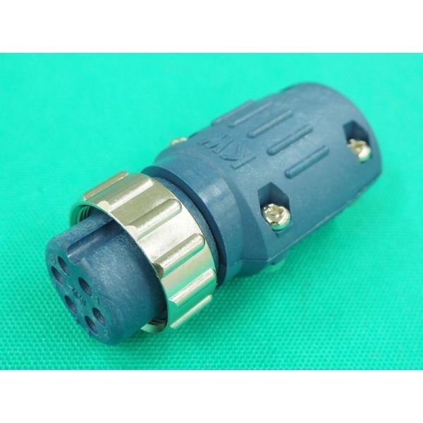 ダイヘン・パナソニック用 制御ケーブル接続 6Pメス穴付プラグ側 KW25A-6