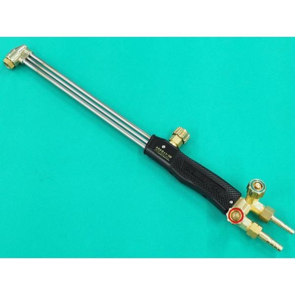 小池酸素の　スキルカット100　中圧切断器吹管のみ火口は別途購入ください。■JIS 3形1号相当品■認定番号 8605-310■全長 515mm■重量 700g■切断能力：最大100mm■使用火口：502A（アセチレン用）、506A（LPG...