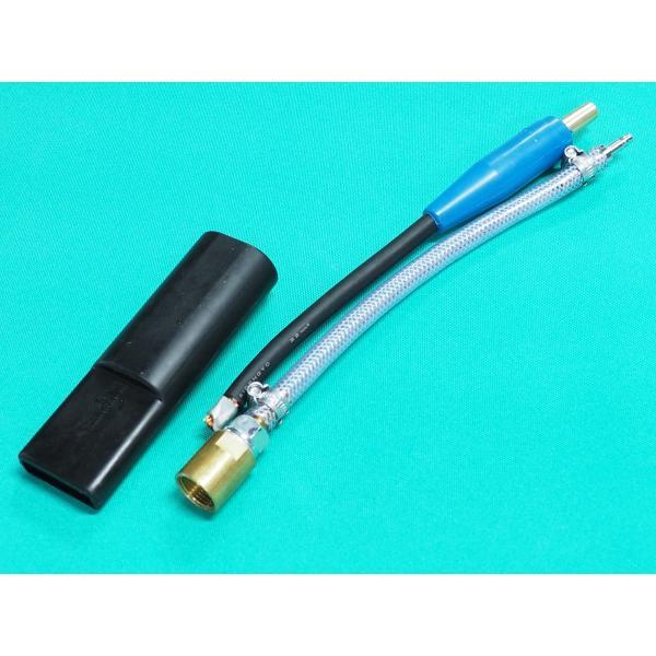 空冷200A TIGトーチ用 パワーケーブル アダプタ ストレート延長セット ゴムカバー付ダイヘン Panasonic 共用パワーケーブルの接続ネジ径　7/8-14UNF（200A用）構成明細延長用アダプタ PCA-SAN2R22-12端子...
