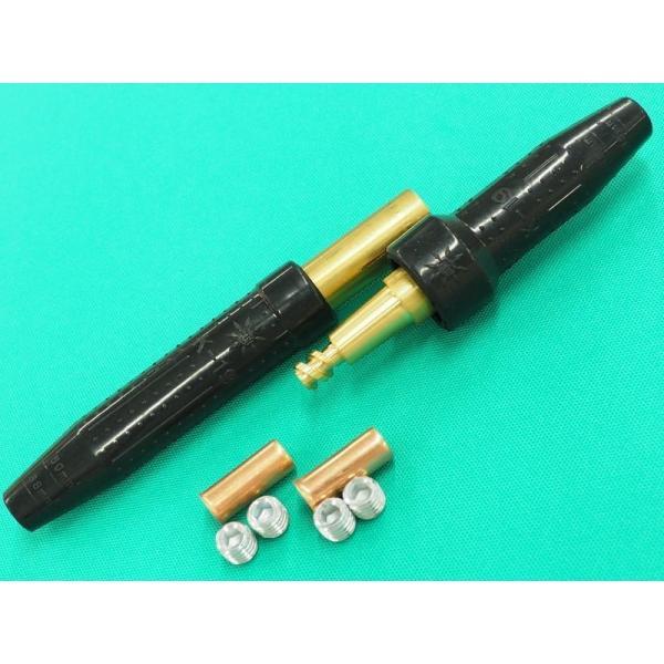 ねじ込み型ケーブルジョィント K-19　1セット (オス1個とメス1個)使用可能ケーブル　22-50mm2 ネジ止1本の重量　約300g　