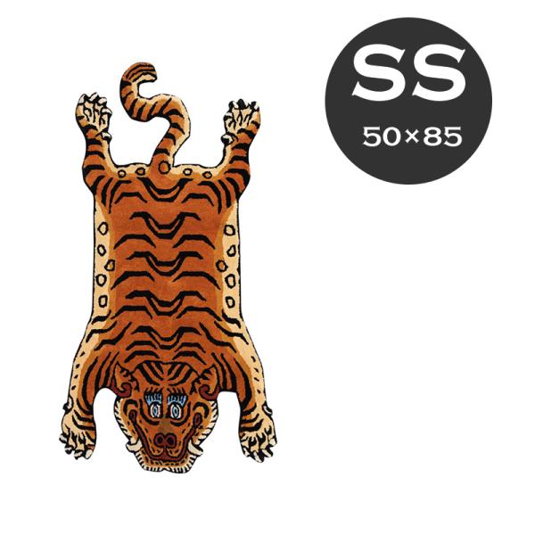 トラデザインラグ DETAIL（ディテール） チベタンタイガー ラグ 50x85 厚手 SSサイズ