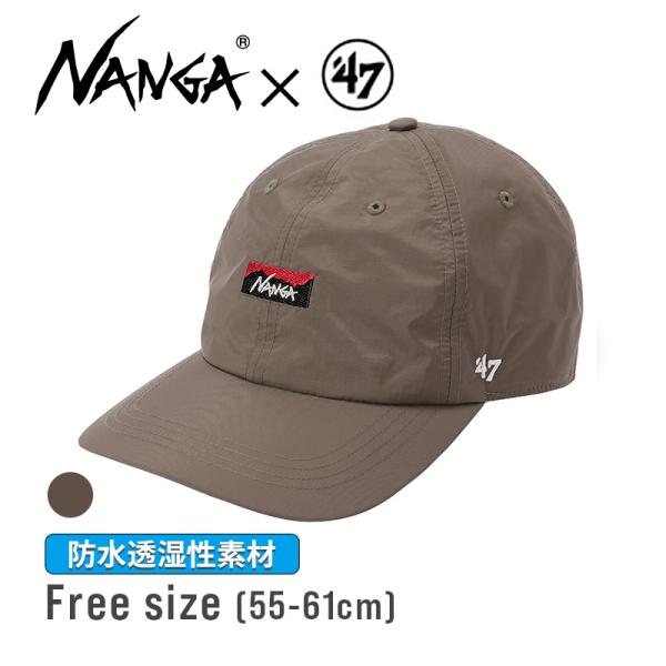 NANGA×47 AURORA TEX CAP M.GRY グレー オーロラテックス 帽子 キャップ フリーサイズ メンズ レディース アウトドア 4938101123235 ナンガ (NANGA) 暑さ対策