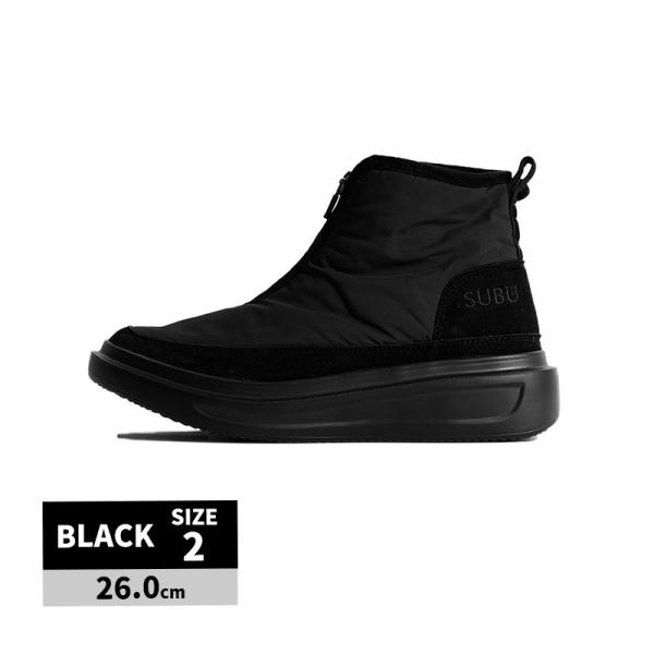 新品未使用！SUBU KAMAN WinterBoots One 26cm SUBU（スブ） SUBU KAMAN WinterBoots One BK 2 26cm SK-123