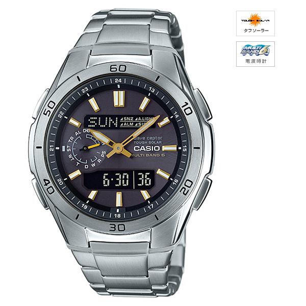 wave ceptor MULTIBAND6 ソーラー電波時計 WVA-M650D-1A2JF CASIO