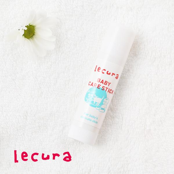 Lecura ルクラ ベビーケアスティック 14g 保湿 クリーム バーム 赤ちゃん しっとり 潤い 唇 ベビー ベビーギフト 出産祝い スティック 携帯 乾燥肌 敏感肌 サンテラボ 通販 Paypayモール