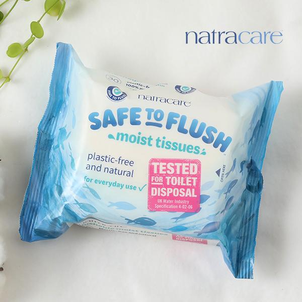 水に流せるナチュラルなウェットシート。身体のリフレッシュシートとしてはもちろん、赤ちゃんのおしりふきとしてもお使いいただけます。SPEC■商品名：ナトラケア　ナチュラル　ウェットシート（水に流せる）■枚数：30枚入り■成分：水、塩化Na、グ...