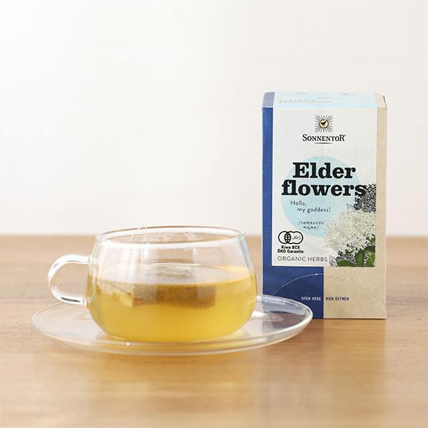 ゾネントア エルダーフラワーティー バラエティーハーブティー 美容 健康 紅茶 お茶 オーガニック 有機JAS ギフト プレゼント ティータイム