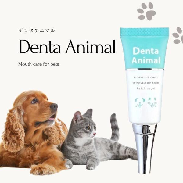 デンタアニマル 犬 歯磨き 犬 歯磨き粉 はみがき ジェル デンタルケア 歯石 口臭 歯垢 口腔 DentaAnimal 15g
