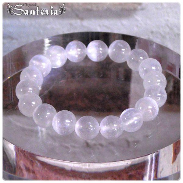 ラピスラズリ天使とセレナイトブレスレット ラピスラズリ天使とセレナイトブレスレット