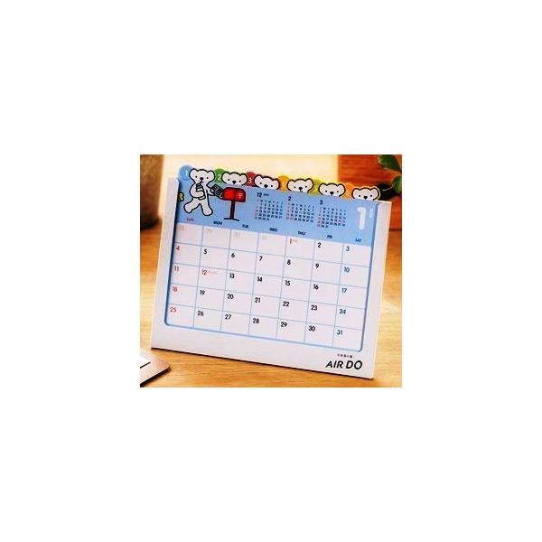 エアドゥ 2026年版 卓上カレンダーです。1部〜４部までネコポス290円での発送が可能です。５部以上は60cm以内の宅急便か宅急便コンパクトでの発送になります。代引ですとネコポスが使えません。