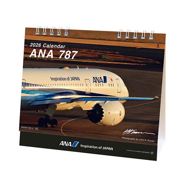 ANA 卓上 2026年版 787 カレンダー : サンテグジュペリ ヤフーショップ