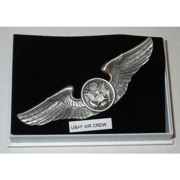 US Air Force Prop & Wings 紋章 オニキス ヴィンテージ Prop & Wing Collar Insignia - Air Mobility Command Museum
