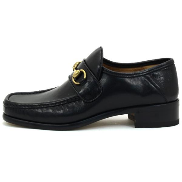 グッチ Gucci レザーホースビットローファー シューズ 靴 D3v00 メンズ