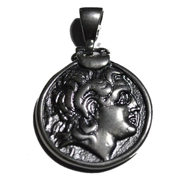 古代ギリシャ コイン アレキサンダー大王 アテネ シルバー925 ペンダント アレキサンダー大王 アテネ ギリシャ コイン ペンダント