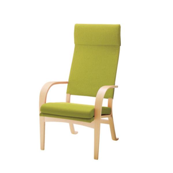 天童木工 ハイバック安楽椅子 T-3208 張り生地色15色対応 安心、信頼の