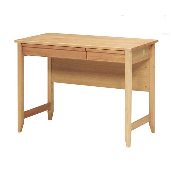学習机 デスク 100センチ幅 アルダー無垢 シンプルデスク 天然木 ナチュラル色お子さまの勉強時間を心地よく支える、天然木製の学習机。自然のぬくもりを感じられる無垢材を使用し、北欧風のシンプルでナチュラルなデザインに仕上げました。 リビン...