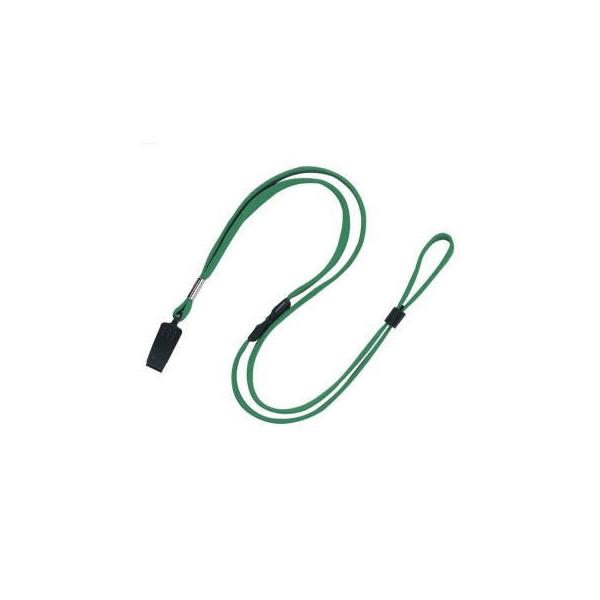 オープン工業　名札用ストラップ・ループクリップ　NB-29-GN（緑）　1袋10本入