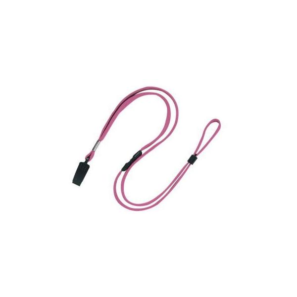 オープン工業　名札用ストラップ・ループクリップ　NB-29-PK（桃）　1袋10本入