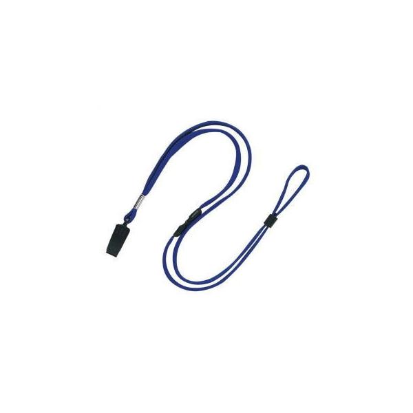 オープン工業　名札用ストラップ・ループクリップ　NB-29-BU（青）　1袋10本入