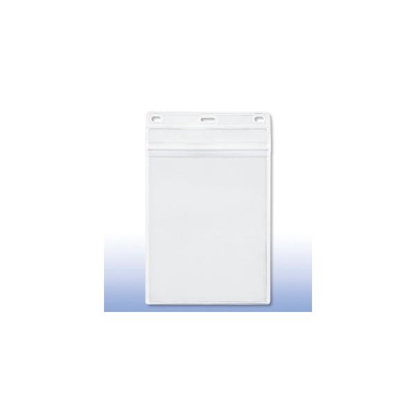 オープン工業　名札用ケース　NX-128　ハガキ用チャック付　ソフトタイプ（100枚入り）