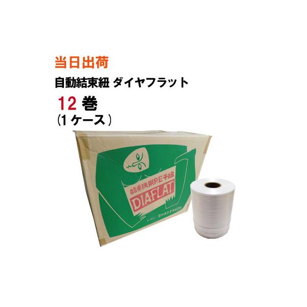 この商品は全国送料無料です。日曜祝日を除く15時までのご注文で当日出荷いたします。メーカー:司化成工業品名:ダイヤフラット品番:DF-28サイズ:3600M素材:PE色:白重さ:2kg幅:22mm強度:18kg入数:12巻・自動結束機用のひ...