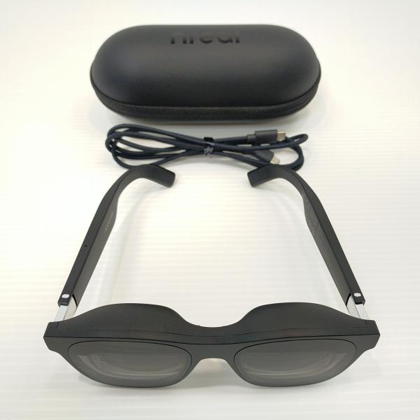 個人装備 Nreal Air NR-7100RGL XREAL (Nreal) Air Glasses Black AR VR Smart Glasses NRｰ7100RGL